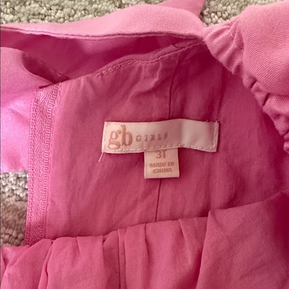 GB Girls Vibrant Pink Dress
